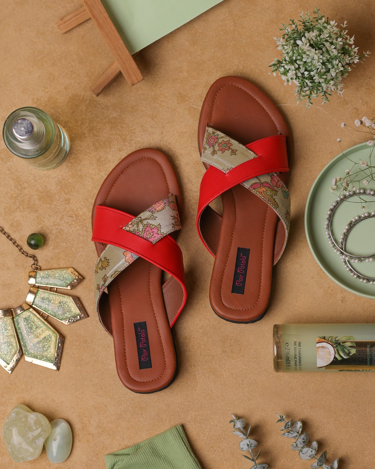 Fuchsia Charm Flats