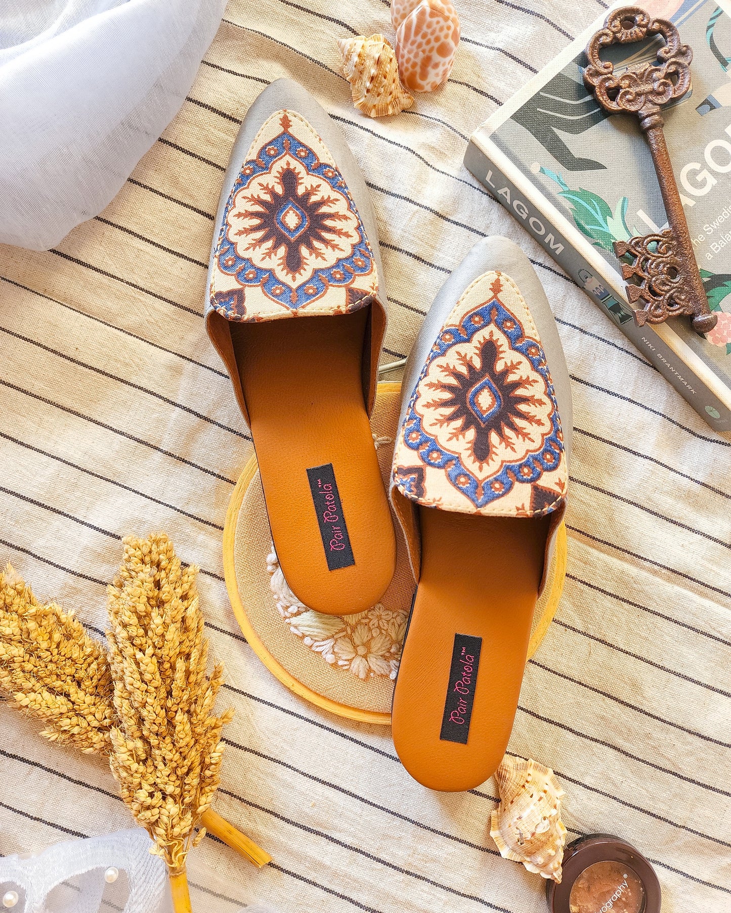 Eccentric Engrave Slip Ons