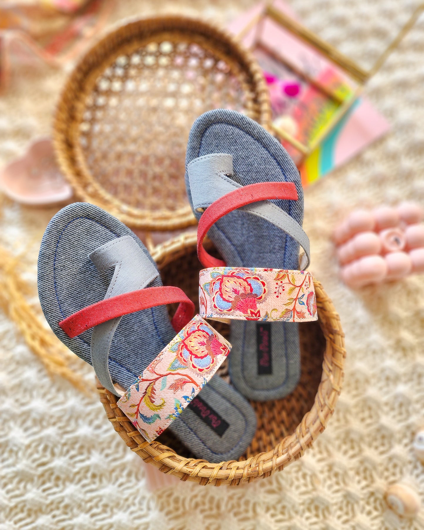 Ruby Bloom Flats Slip Ons