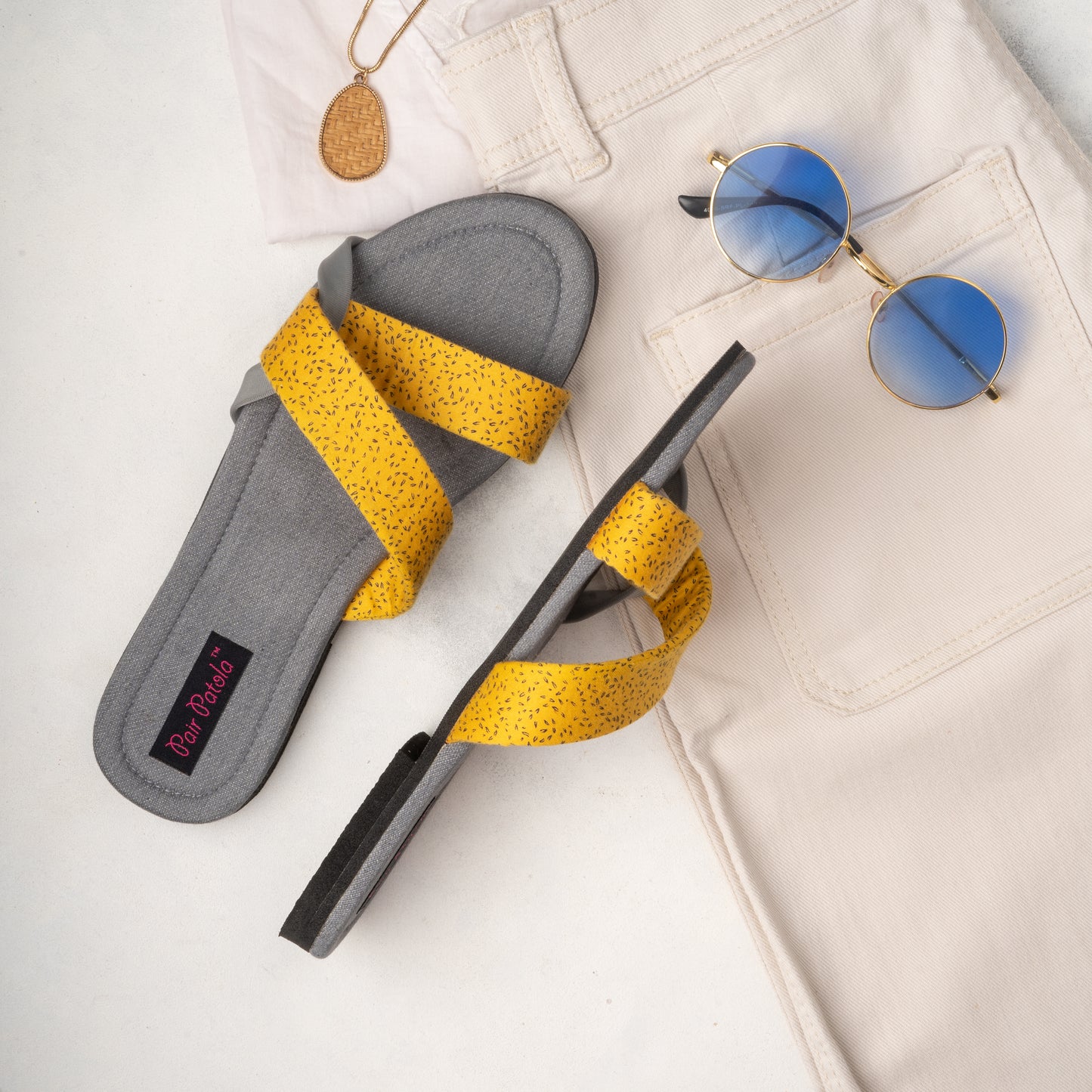 Mustard Mantra Flats