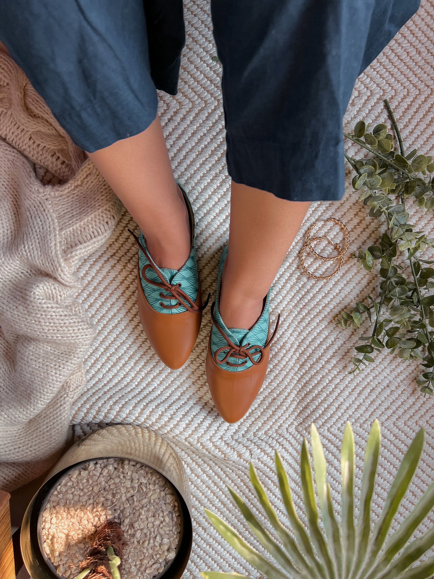 Sapphire Strings Oxfords Shoes