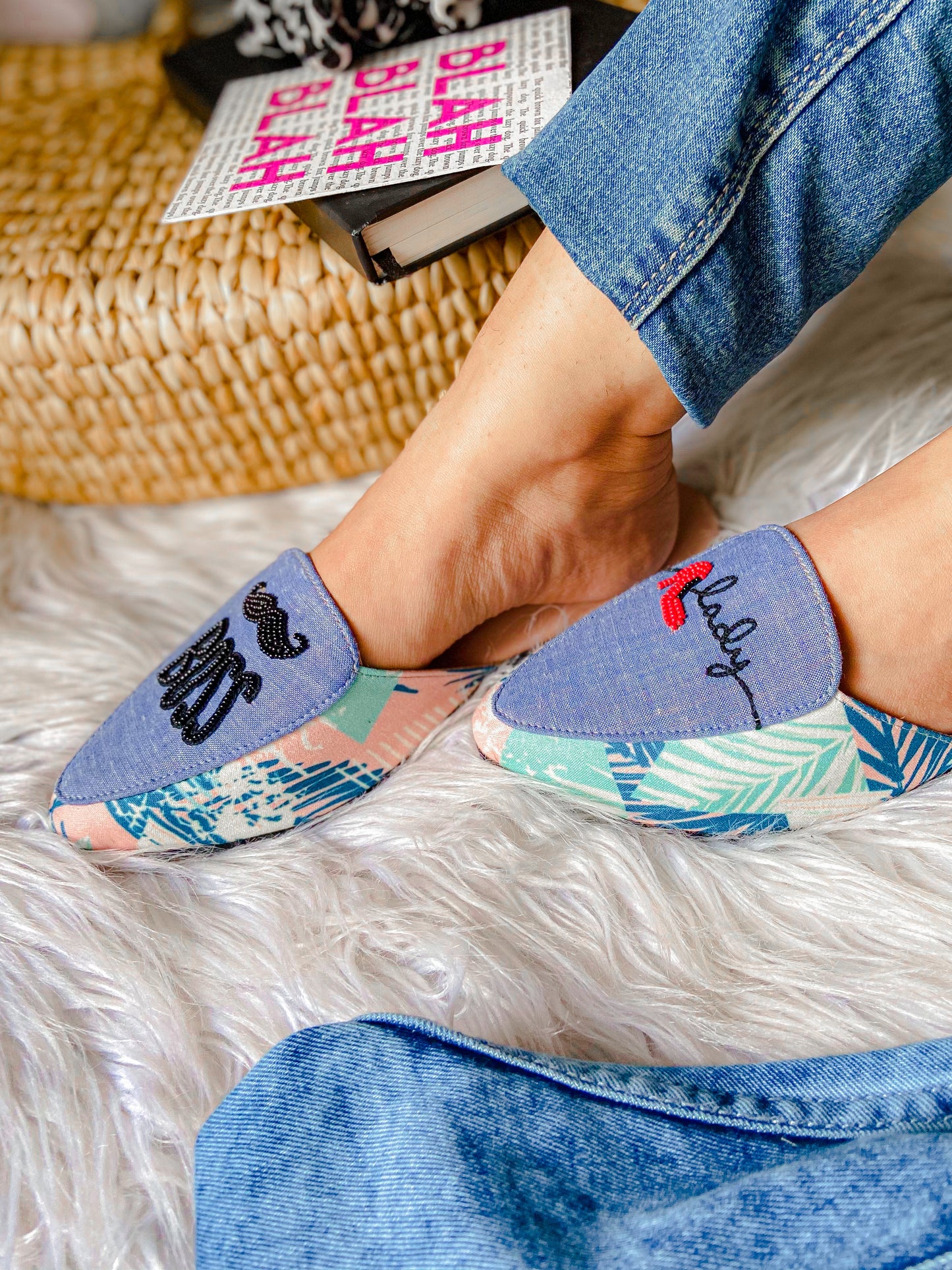 Boss Lady hustle Slip Ons
