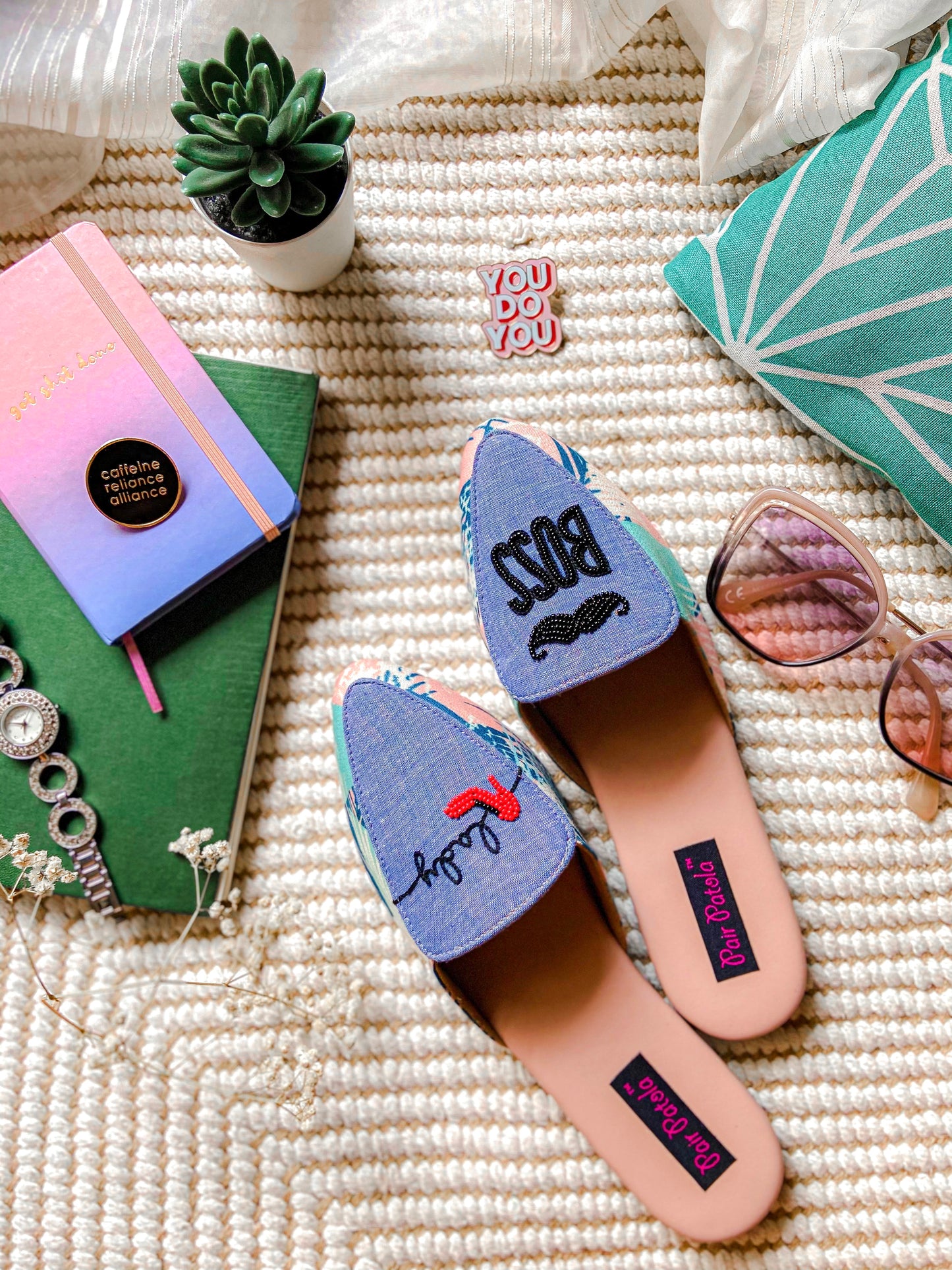 Boss Lady hustle Slip Ons