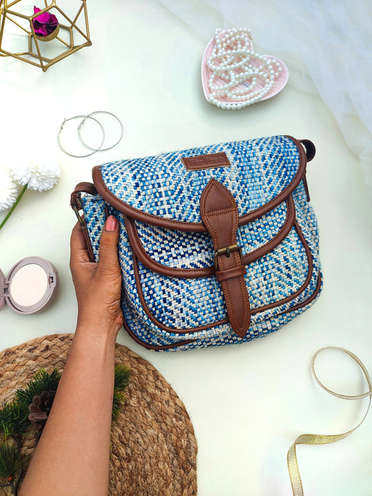Skyey Twine Saddle Sling Bag