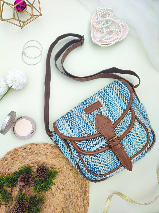 Skyey Twine Saddle Sling Bag