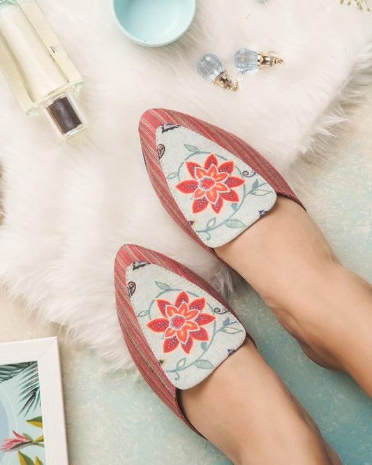 Dahlia Dreams Mules