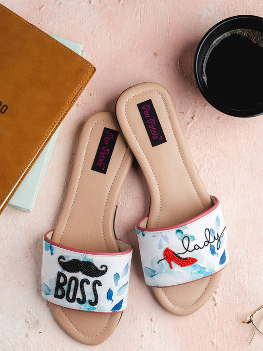 Niche Boss Lady slippers