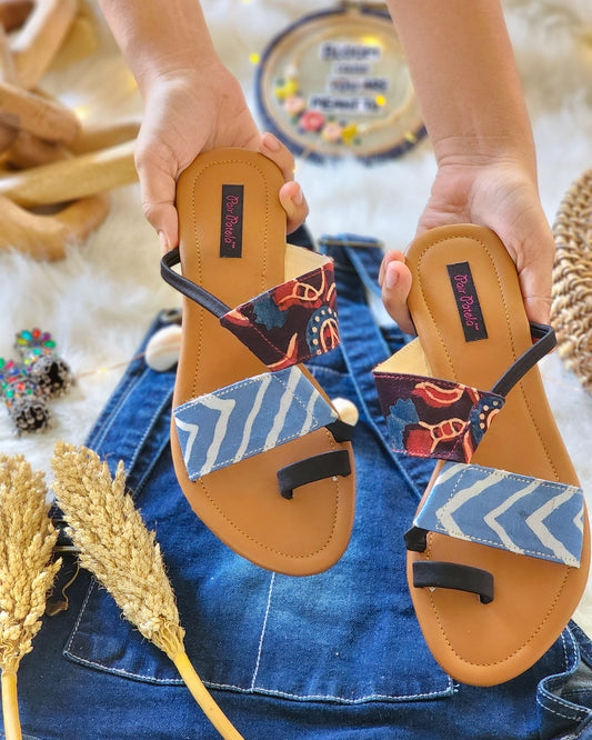 Indigo Bliss Flats Slip Ons