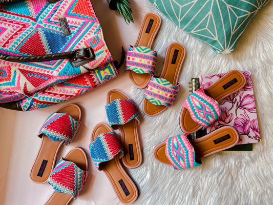 Yellow Bright Sky Slip Ons
